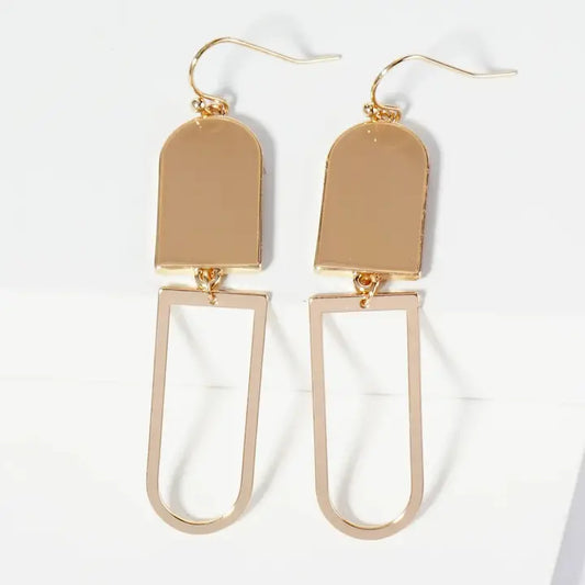 Geometrical Dangle Earrings