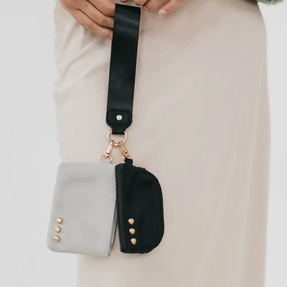 Dual Pouch Wristlet