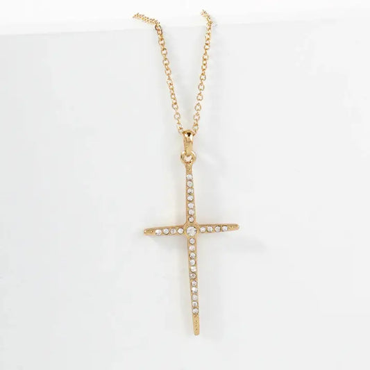 Crystal Cross Necklace